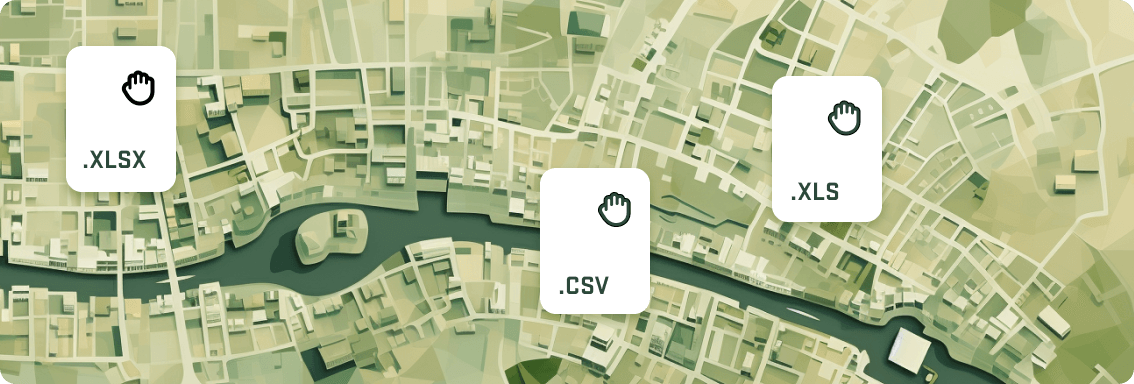 Custom file import visualization